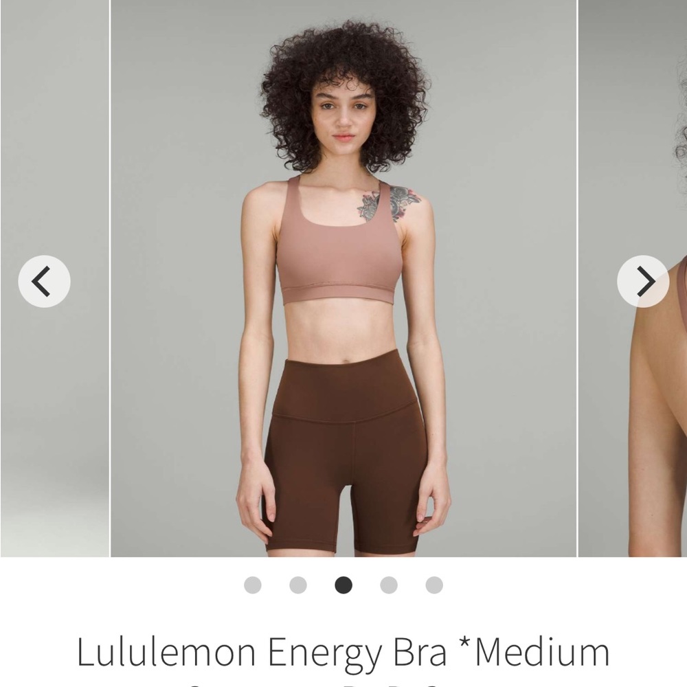 lululemon athletica Energy Bra in dusty rose - Picture 10 of 15